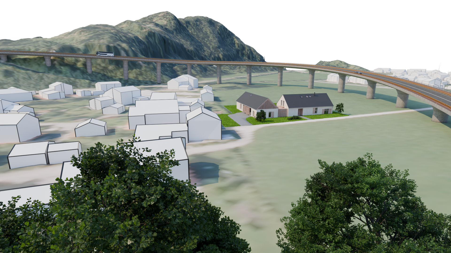 Rendering einer GIS-Visualisierung